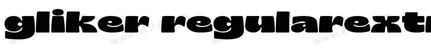gliker regularextraC字体转换